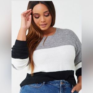 Forever21 Colorblock Sweater